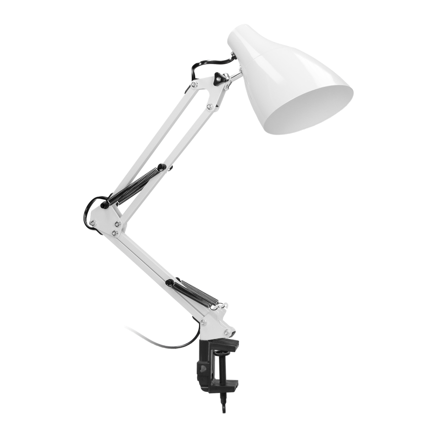 DIAN, desk lamp, 10W, E27, steel, white